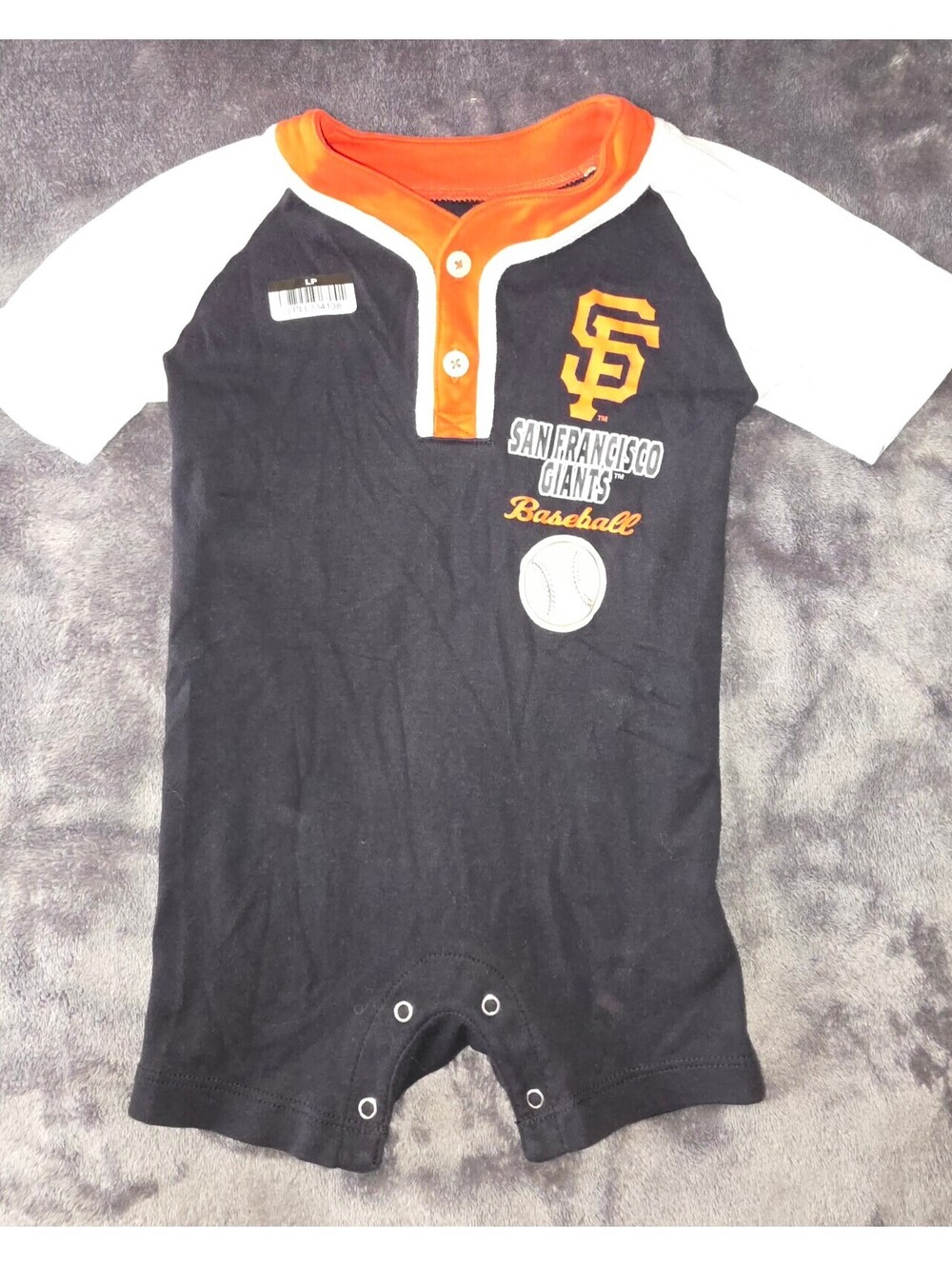 San Francisco Giants baby short sleeve romper